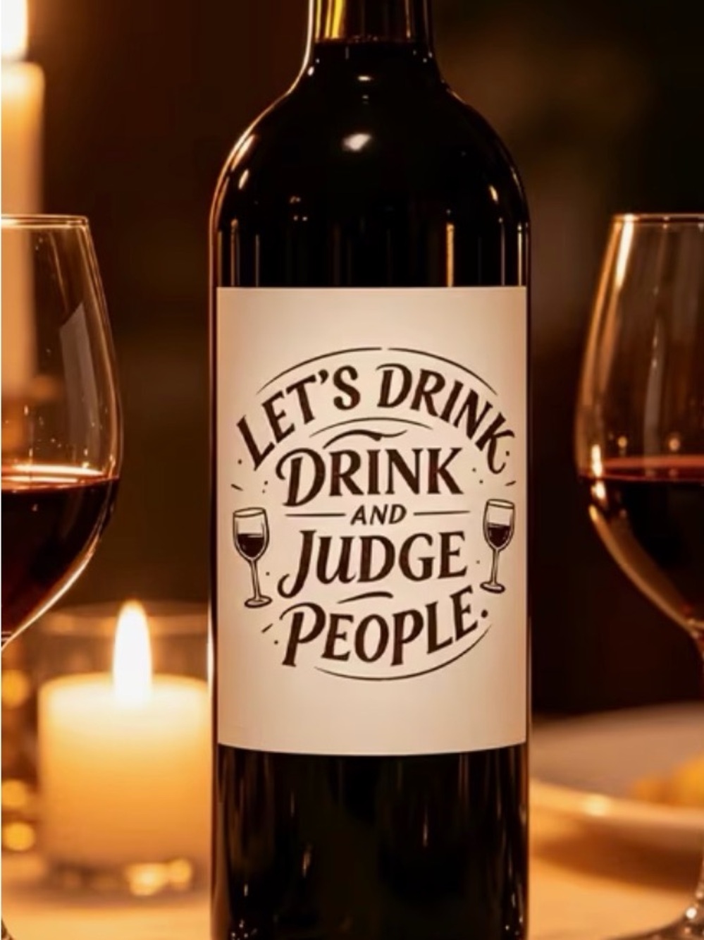 💕5/25💕Wine Bottle Labels Christmas Funny - Choose Your Favorite(s) - Picture 3 of 8